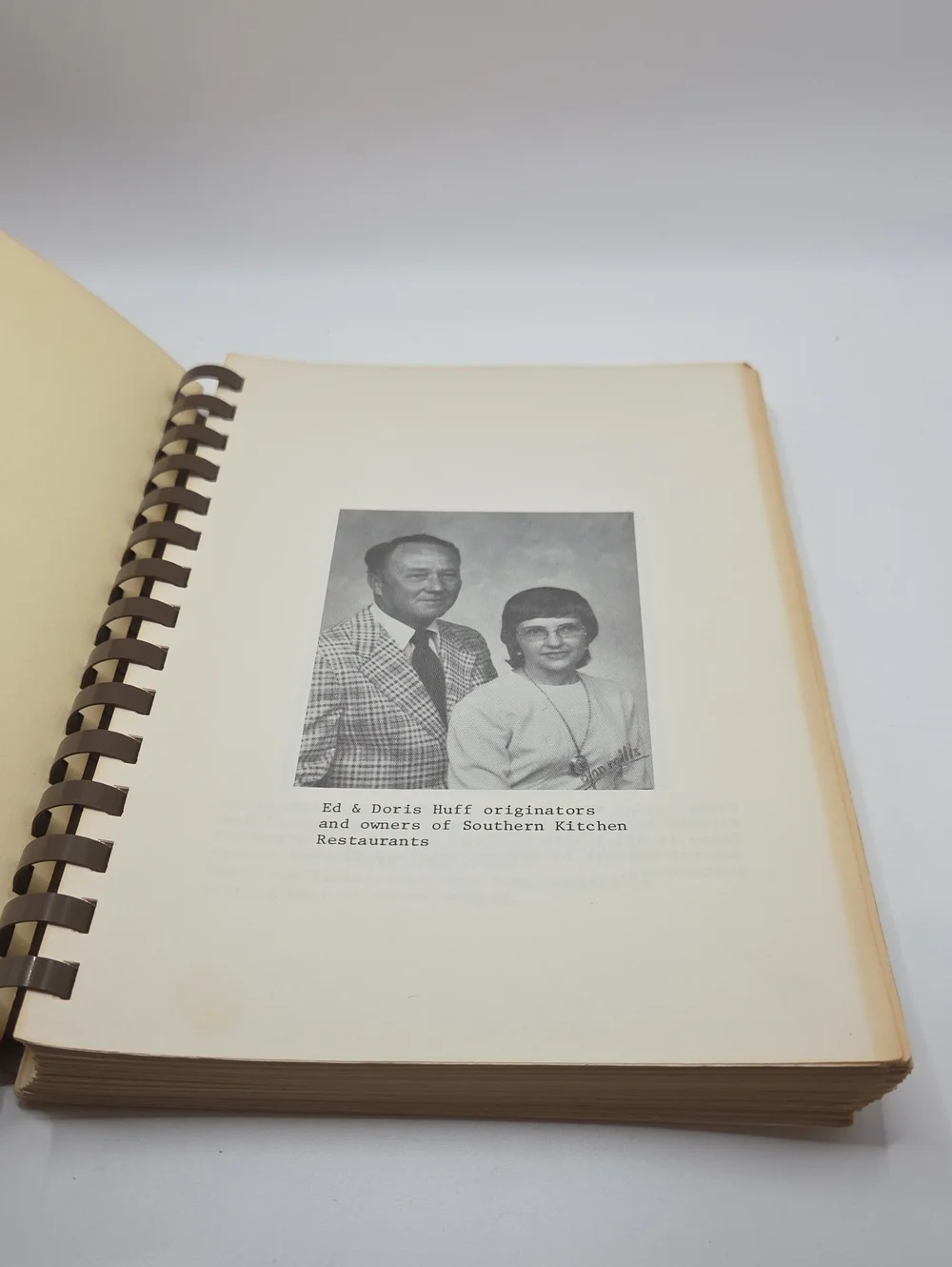 Cookbook. Southern Kitchen Restaurant 1979